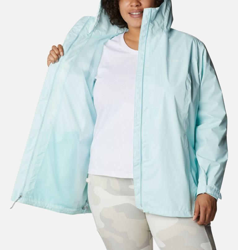 Jacheta Columbia Arcadia II Dama Turcoaz | Plus Size LSMQ0Z98A